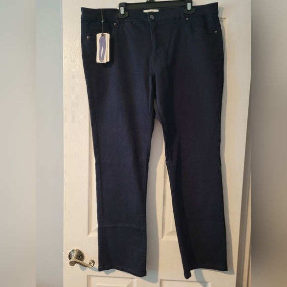 Parasuco dark wash stretch Jean bootcut pant - Picture 2 of 4